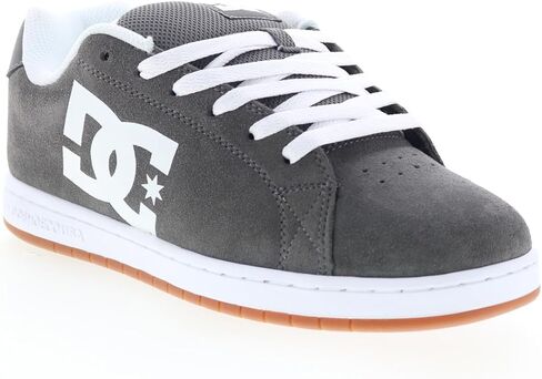 DC Men's Gaveler Skate Shoe, Grey/White, 13 in Saudi Arabia