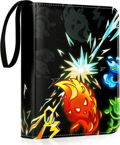 CARD BINDER 9 POCKET ، حامل CARD CARD BINDER يناسب 900 بطاقة مع 50 من الأكمام القابلة للإزالة ، مجموعة الألبوم Card Binder Storage -Toys Gift for Boys Girls تتراوح أعمارهم بين 4 إلى 16 in Kuwait