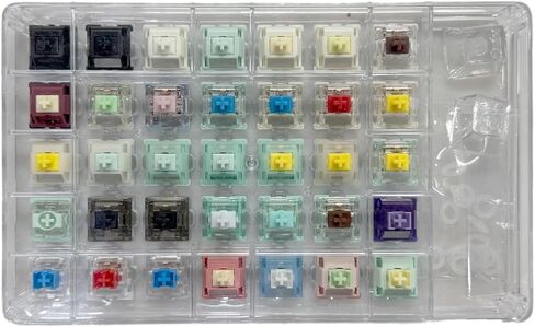 Kailh Choc 1350 and V2 Series Low Profile Mechanical Keyboard Switches Sample Pack 20pcs in Saudi Arabia