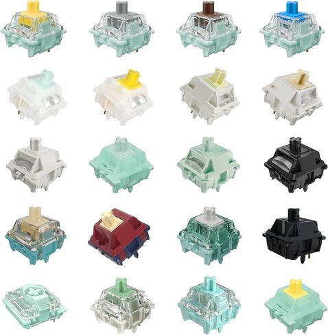 Kailh Choc 1350 and V2 Series Low Profile Mechanical Keyboard Switches Sample Pack 20pcs in Saudi Arabia