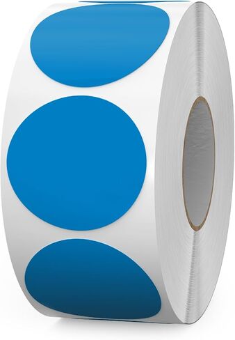 1000 PCS Circle Dots ملصقات 1.5 بوصة فينيل أسود جولة ملصقات قابلة للإزالة مقاومة للماء لفة لفة ترميز ملصق لخزانة مكتب مكتب المخزون in Saudi Arabia