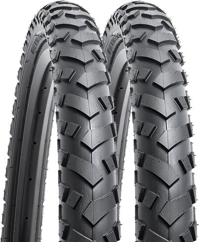 YUNSCM 2-PCS 26" Mountain Bike Tires 26x2.0/50-559 and 26" Heavy Duty Bike Tubes Schrader Valve Compatible with 26 x 2.0 26x2.10 26x2.125 Bicycle Tires and Tubes (P-1062) in Saudi Arabia