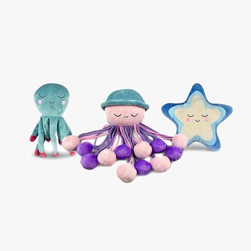 Nandog My BFF Mini Dinos Plush Toy - Soft & Snuggly مع Squeaker & Crinkle Paper - مثالية للكلاب الصغيرة والجرو والقطط - Playtime & Cuddles in Kuwait