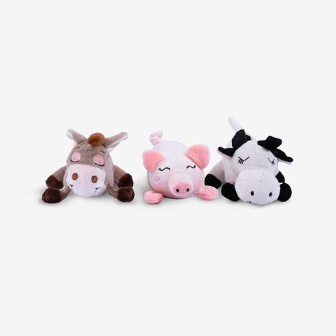 Nandog My BFF Mini Dinos Plush Toy - Soft & Snuggly مع Squeaker & Crinkle Paper - مثالية للكلاب الصغيرة والجرو والقطط - Playtime & Cuddles in Kuwait