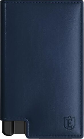 Ekster Men's Wallet Pro | RFID حظر البرلمان الجلود محفظة الحد الأدنى | يحمل 14 بطاقة ونقد | حامل بطاقة ضئيلة للرجال مع زر الضغط المصمم للوصول السريع عن البطاقة | تان in Kuwait