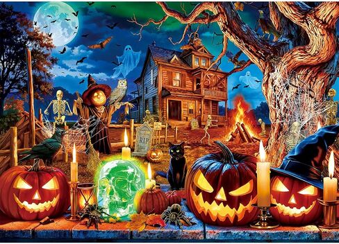 Sutinban Surprise Monster Monster 1000 قطعة للبالغين ، مزحة مضحكة الألغاز بانوراما فريدة من نوعها للأطفال والكبار والمراهقين ، وأروع ألغاز البالغين 1000 قطعة ، ديكور المنزل هدية رائعة للعائلة والأصدقاء in Kuwait