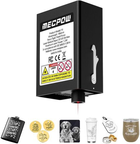 Mecpow X3 Pro Laser Engraver with Air Assist - 10W High Accuracy Laser Engraving Machine for Wood Metal and Acrylic, 16.0 x 15.7" Working Area, Laser Class：1 in Saudi Arabia
