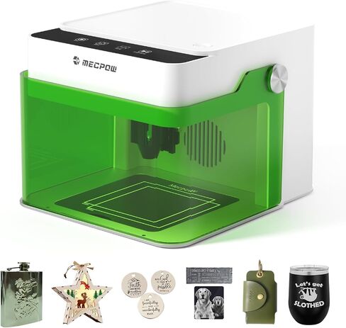 Mecpow X3 Pro Laser Engraver with Air Assist - 10W High Accuracy Laser Engraving Machine for Wood Metal and Acrylic, 16.0 x 15.7" Working Area, Laser Class：1 in Saudi Arabia