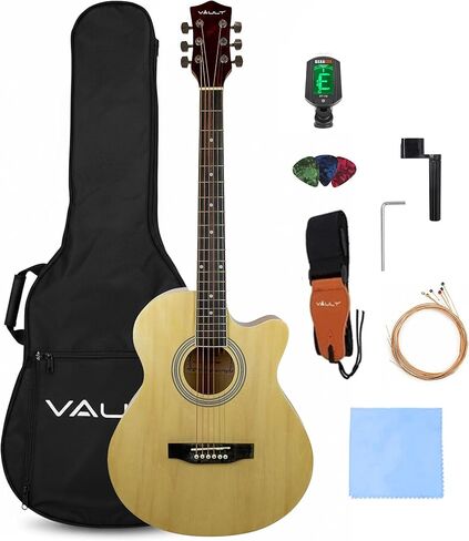 EA-20 Guitar Cutaway Cutaway Cutaway-حزمة Sunburst مع حقيبة أزعج ، موالف ، اختيارات ، حزام ، وسلسلة in Saudi Arabia