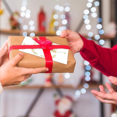 50 مجموعة شهادات الهدايا للأعمال التجارية ، بطاقات هدايا فارغة Kraft مع مظاريف ، شهادات الهدايا لمطاعم الصالون سبا قسائم عميل عيد ميلاد عيد الميلاد - أسلوب الرجعية in Kuwait
