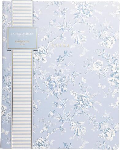 Laura Ashley Premium Hardcover Writing Journal | 256 Lined Pages | Elegant Floral Design | Perfect for Diaries, Notes, and Gift Giving (8-x-10 Inches) in Saudi Arabia