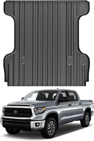 Mixsuper Liner Truck Bed حصيرة لدودج رام 1500 2009-2018 مع رامب رام ، RAM 1500 2019-2023 الكلاسيكية مع صندوق الكبش ، سرير قصير 5.7 قدم ، جميع شاحنة الطقس الوعرة بطانة سرير tpe دائمة الرائحة الأسود in Kuwait