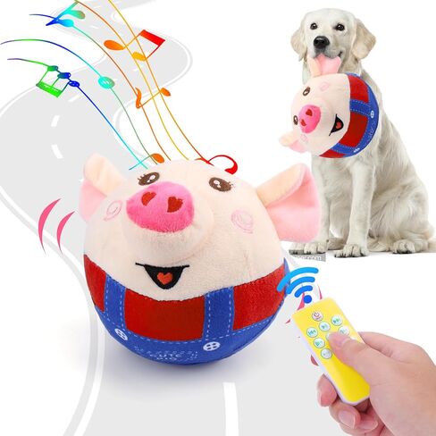 BABORUI Interactive Dog Toys Octopus, Jumping Squeaky Dog Toys with Recording and Music Modes, Rechargeable Moving Dog Chew Toys for Small/Medium/Large Dogs to Keep Them Busy in Kuwait