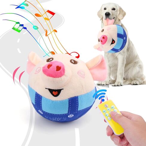BABORUI Interactive Dog Toys Octopus, Jumping Squeaky Dog Toys with Recording and Music Modes, Rechargeable Moving Dog Chew Toys for Small/Medium/Large Dogs to Keep Them Busy in Kuwait
