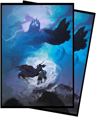 Sauron’s Eclipse Card Sleeves - 100 Count Standard Size TCG Sleeves - Compatible with Magic The Gathering, Lorcana - Double Sleeving - Original Art Design in Saudi Arabia