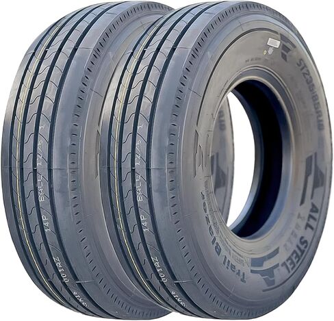 Set of 2 DSRT81 All Steel ST Radial ST235/80R16 Trailer Tires 14-Ply Load Range G 129/125N, Heavy Duty Premium All Season 235/80/16 235/80-16 235 80R16 Trailer Tires in Saudi Arabia