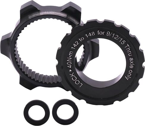 Best Parts Centerlock إلى 6 براغي قرص الفرامل محول دوار تعزيز محول Hub الأمامي 15x100mm إلى 110 مم الخلفية 12x142mm إلى 148 مم متوافق مع 9/11/15 مم (CL 12x142mm إلى 6 الترباس 12x148mm) in Saudi Arabia
