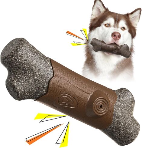 كرة غير قابلة للتدمير صاخبة - لعبة مضغ قاسية للمضغات العدوانية ، الكلاب المتوسطة/الكبيرة - لعبة جلب متينة للعب الداخلي والخارجي والماء - البرتقالي in Kuwait