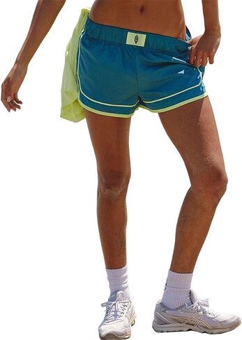 Free People Women's Varsity Shorts, Celestial Blue Highl in Saudi Arabia