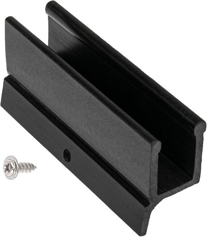 Sliding Shower Door Bottom Guide with Screw for 3/8 in Glass Sliding Doors, Clear Acrylic Frameless Door Track Guide for Bathtub Shower Glass, Shower Door Replacement Parts Bottom Guide in Kuwait