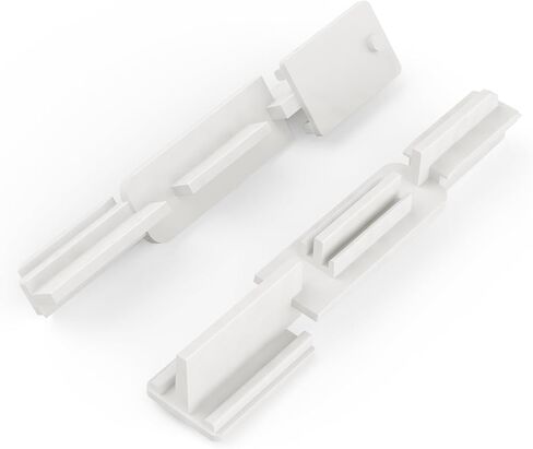 Sliding Shower Door Bottom Guide with Screw for 3/8 in Glass Sliding Doors, Clear Acrylic Frameless Door Track Guide for Bathtub Shower Glass, Shower Door Replacement Parts Bottom Guide in Kuwait