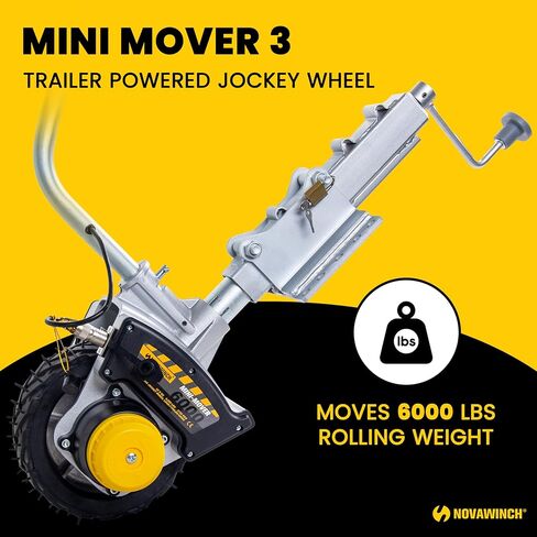 MINI MOVER 3 TRAILER BALERER LAWER ، 12V ELECTRY ، يتحرك وزنه 6000 رطل (MINI MOVER 3) in Saudi Arabia