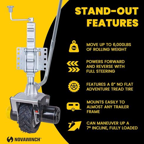 MINI MOVER 3 TRAILER BALERER LAWER ، 12V ELECTRY ، يتحرك وزنه 6000 رطل (MINI MOVER 3) in Saudi Arabia