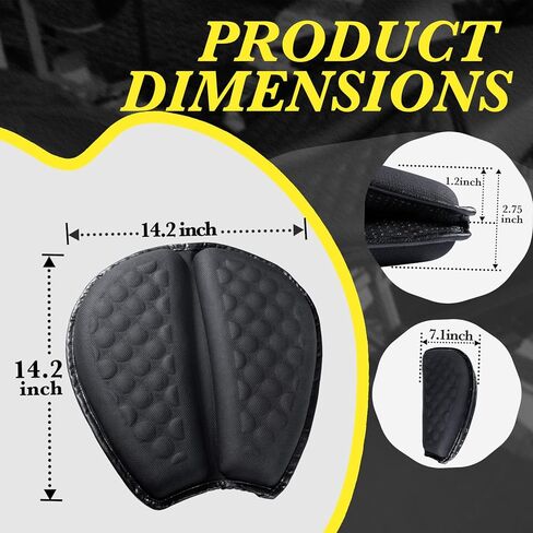Foldable Motorcycle Gel Seat Cushion with Sunshade Cover – 3D Dome-Shaped High Elasticity Shock Absorption Seat Pad, Comfort & Butt Protection for Long Rides, Stay Cool & Comfortable in Saudi Arabia