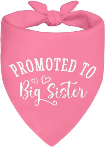I Thought I was The Baby Black Dog Bandana, Pregnancy Announcement Gender Reveal Puppy Scarf Photoshoot Prop for Dog Lover Gifts, Shower Gifts for New Baby in Kuwait