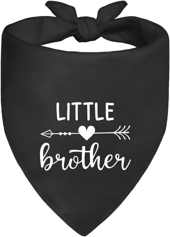 I Thought I was The Baby Black Dog Bandana, Pregnancy Announcement Gender Reveal Puppy Scarf Photoshoot Prop for Dog Lover Gifts, Shower Gifts for New Baby in Kuwait