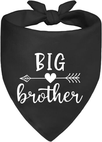 I Thought I was The Baby Black Dog Bandana, Pregnancy Announcement Gender Reveal Puppy Scarf Photoshoot Prop for Dog Lover Gifts, Shower Gifts for New Baby in Kuwait