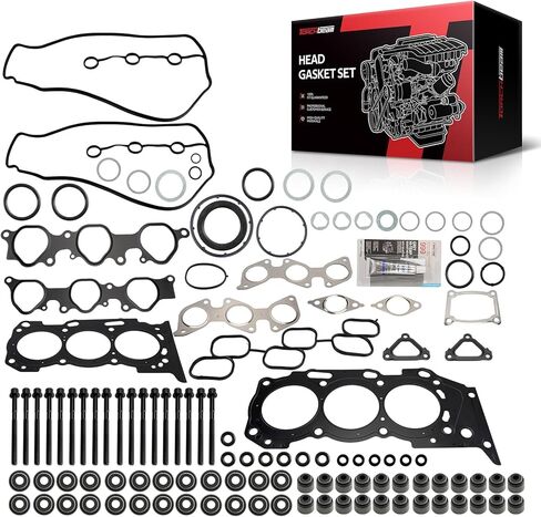 Torchbeam Head Gasket Kit with Bolts ES72249, HS26290PT for Tacoma 2005-2011, 4Runner 2003-2009, F-J Crui-ser 2007-2009, Tundra 2005-2006, Engine Cylinder Head Gasket Set in Saudi Arabia