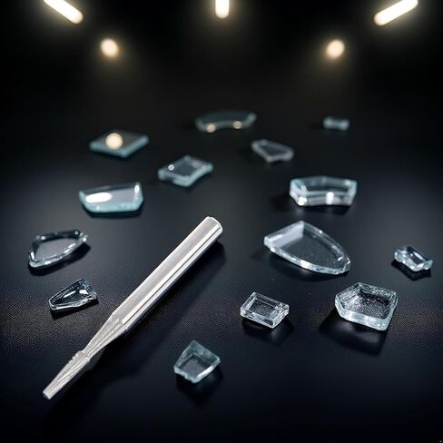 2Pcs Silver Professional Windshield Glass Drill Auto Glass Wind Shield Chip Repair 1MM Repair Tool DIY 1mm Car Windshield Repair Kit Crack Tools Body Repair Tools in Kuwait