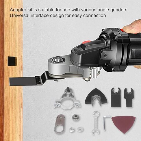 Jeanoko Angle Grinder Converter Durable Tungsten Steel Multifunctional Tool Adapter Kit for Cutting Grinding Polishing, Suitable for Wood Metal Plastic in Kuwait
