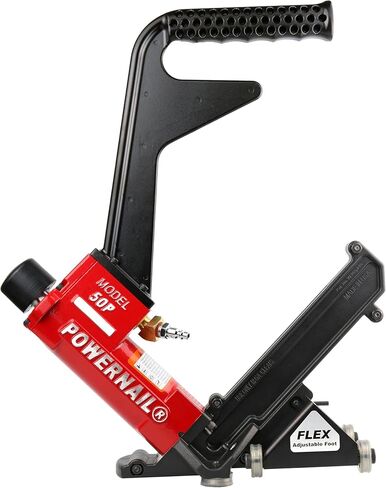 Powernail 50P2FLEXPRXLW هوائي 18 مقياس L-Cleat جهاز تثبيت المسامير مع قاعدة مرنة قابلة للتعديل in Kuwait