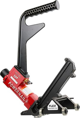 Powernail 50P2FLEXPRXLW هوائي 18 مقياس L-Cleat جهاز تثبيت المسامير مع قاعدة مرنة قابلة للتعديل in Kuwait