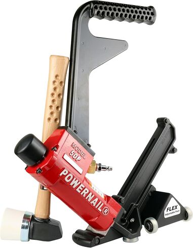 Powernail 50P2FLEXPRXLW هوائي 18 مقياس L-Cleat جهاز تثبيت المسامير مع قاعدة مرنة قابلة للتعديل in Kuwait
