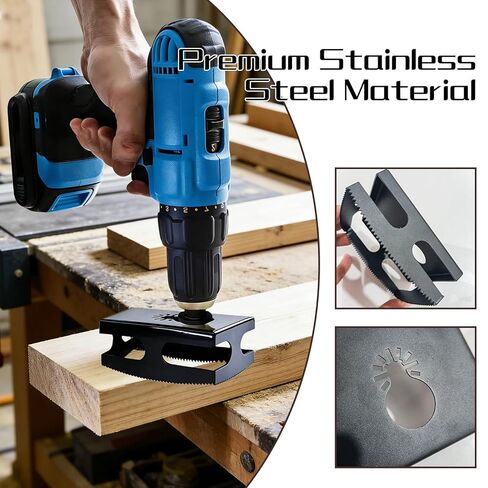 قطعتان من قاطع الفتحات المربعة من الفولاذ المقاوم للصدأ، قلم تحديد منفذ الحوائط الجافة وقاطع الحوائط الجافة، أداة قطع صندوق الحائط الفردي للجدران الجافة، الخشب in Kuwait