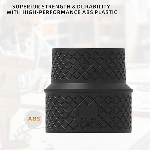 محول خرطوم من 5 إلى 4 بوصات لـ 70170، يحول ملحقات نظام تجميع الفراغ والغبار، هيكل ABS متين، أسود in Kuwait
