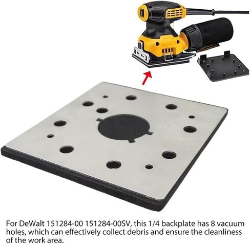 استبدال 1/4 ورقة ساندر وسادة دعم لوحة جديدة ل DeWalt 151284-00 151284-00SV DW411 D26441 DW412 in Kuwait