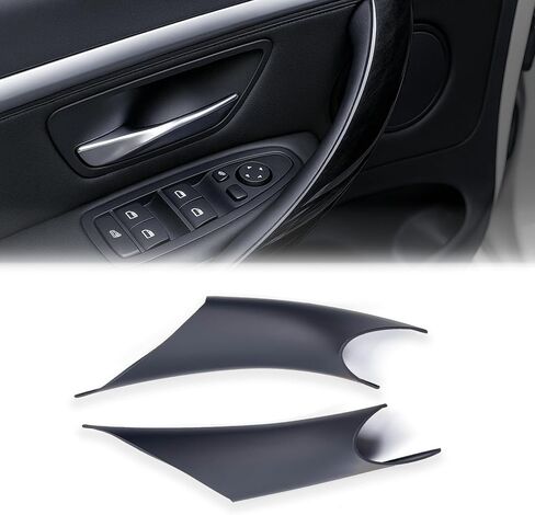 مقبض سحب الباب لزج الغطاء الداخلي ل BMW 3 Series 320 ، 328 ، 330 ، 335 ، M3 2013-2018 ، 4 Series 428 ، 435 ، M4 2014-2019 (يسار +يمين ، ألياف الكربون) in Kuwait