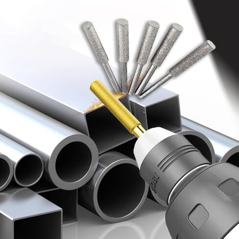 M35 Cobalt Drill Bit Set with 1/4 Inch Hex Shank Heavy-Duty Coated Bits for Metal and Wood Workshop and Automotive Use, 5pcs in Saudi Arabia