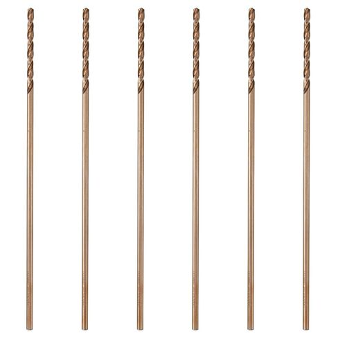 7/64 x 6 Inch Cobalt Long Drill Bits (6 Pack), Drilling for Hard Wood, Aluminum, and Soft Metal in Saudi Arabia