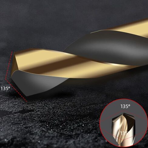 6PCS Stainless Steel Cobalt Twist Drill bits 3/4/5/6/8/10, Steel Plate Punching, high Speed Steel in Saudi Arabia