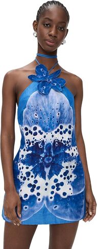 AMUR Women's Everlee Orchid Print Mini Dress in Saudi Arabia