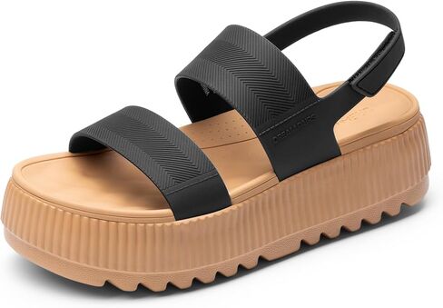 DREAM PAIRS Women's Platform Water Sandals Adjustable Lightweight Waterproof Summer Beach Wedge Chunky Sandals in Saudi Arabia