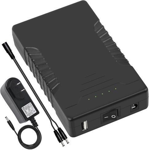 Talentcell 12V 7000mAh Lithium ion Battery Pack, PD 45W USB-C Portable Power Bank, 76.65Wh DC Out for Raspberry Pi 5/LED Strip/CCTV Camera/Telescope, Smartphone, Heated Jackets, with 12.6V 2A Charger in Saudi Arabia