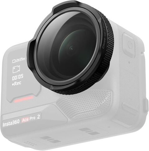 عدسة insta360 المقربة لـ Insta360 Ace Pro 2، عدسة ماكرو متوافقة مع كاميرا Insta360 Ace Pro 2 Action. 10-75 سم (3.9-30 بوصة) البعد البؤري القابل للتعديل in Kuwait