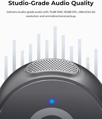 OBSBOT Tail 2 PTZR NDI Camera Bundle with Vox Wireless Mircrophone & Remote Controller, Pro AI Tracking, 1/1.5" CMOS, 50MP, 5X Optical Zoom, 12X Hybrid Zoom, SDI/HDMI/IP/USB 3.0 Output, Live Streaming in Saudi Arabia