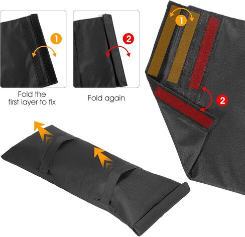 4 Pack 200 LBS Umbrella Base Weights Sandbag Sand Bags for Weight Heavy Duty Weatherproof Fillable Weighted for Outdoor Furniture Patio Umbrella Trampoline Canopy Garden Poolside Accessories in Kuwait